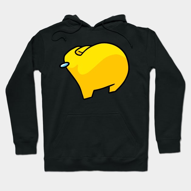 Among us hoodie yellow top